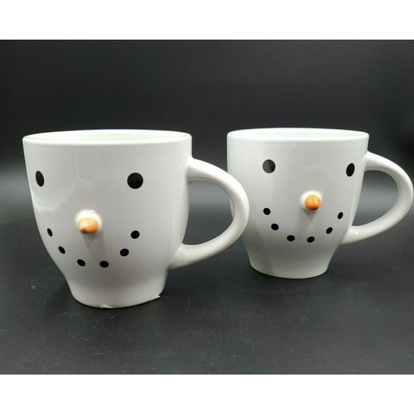 COPY - Royal Norfolk Snowman Mug 20 oz Set of Two - Picture 1 of 6